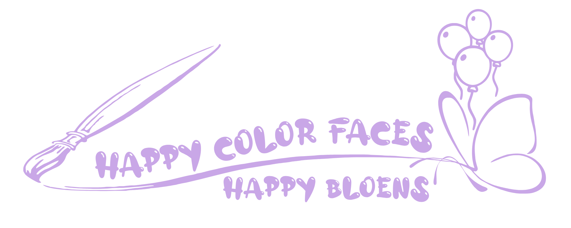Logo Happy Collor Faces Happy Bloens 2024